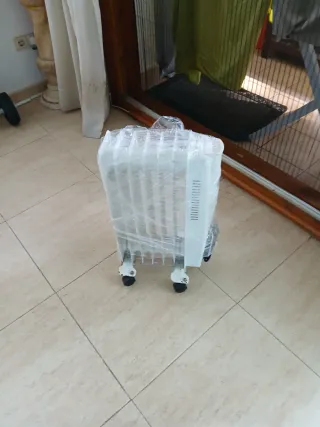 Radiador eléctrico con ruedas