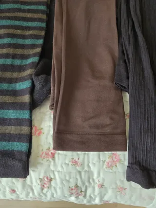 4 Leggings Nuevos Talla Única