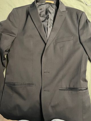 Americana Zara Negra Hombre