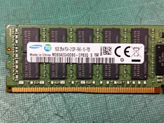 6x Samsung 16GB ECC DDR4 2133MHz Módulos