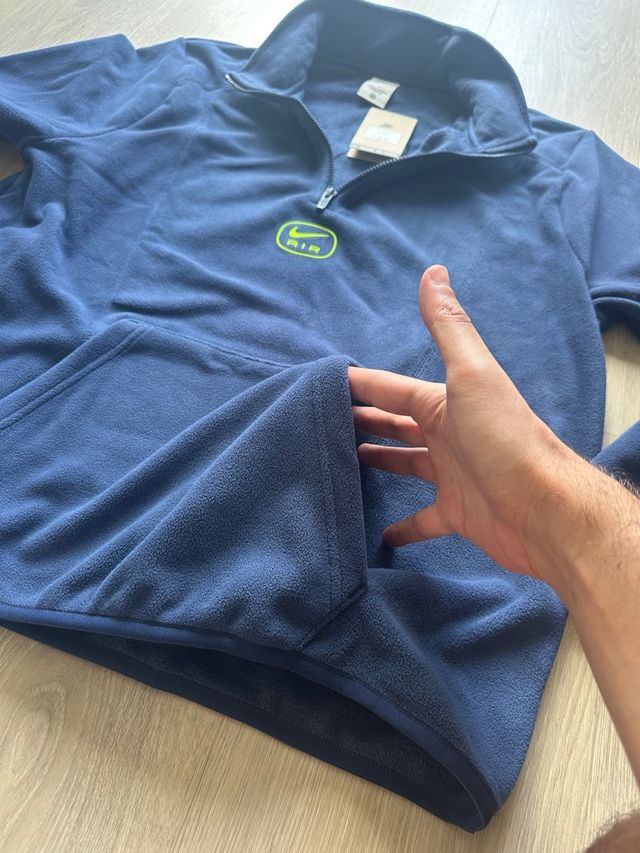 Forro polar Nike azul