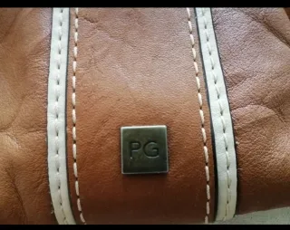 Bolso Purificación García Marrón y Blanco