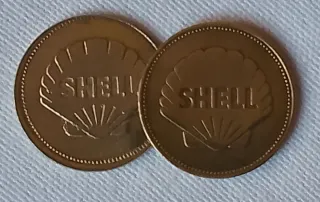 2 Medaglie Shell Voli Storia 1958-1965