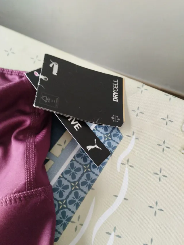 Mallas Puma chica estampado morado