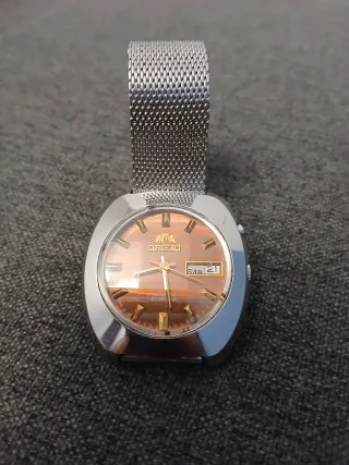Reloj Orient Marrón y Dorado