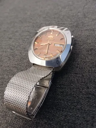 Reloj Orient Marrón y Dorado