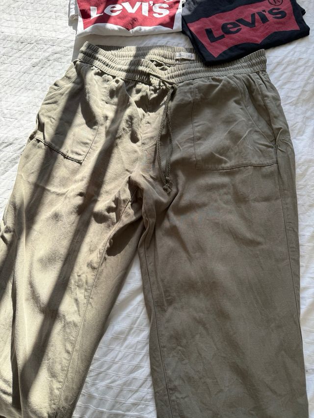 Pantalón Springfield Mujer Talla 44 Verde