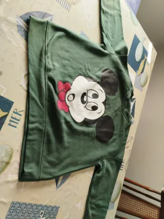 Sudadera Mickey Mouse Primark Verde Talla S