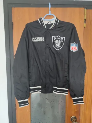 Chaqueta Bomber Raiders Las Vegas NFL Talla S