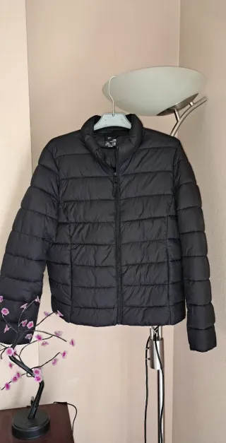 Chaqueta acolchada negra talla XL