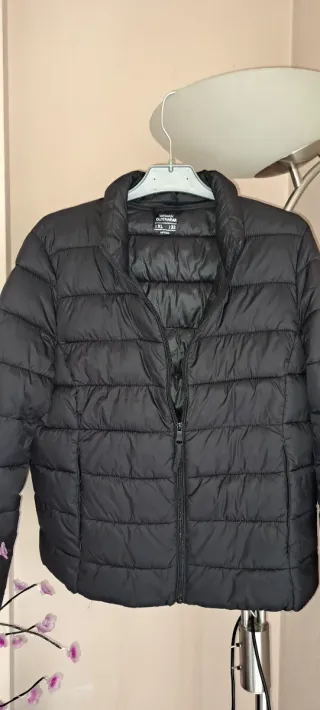 Chaqueta acolchada negra talla XL