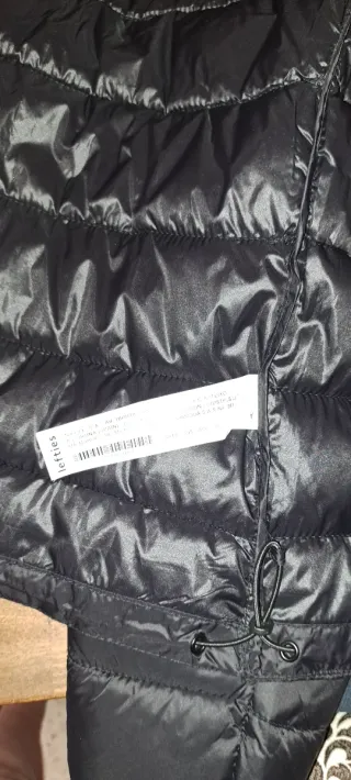 Chaqueta acolchada negra talla XL