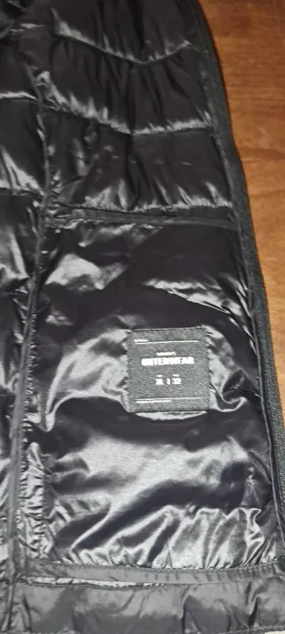 Chaqueta acolchada negra talla XL
