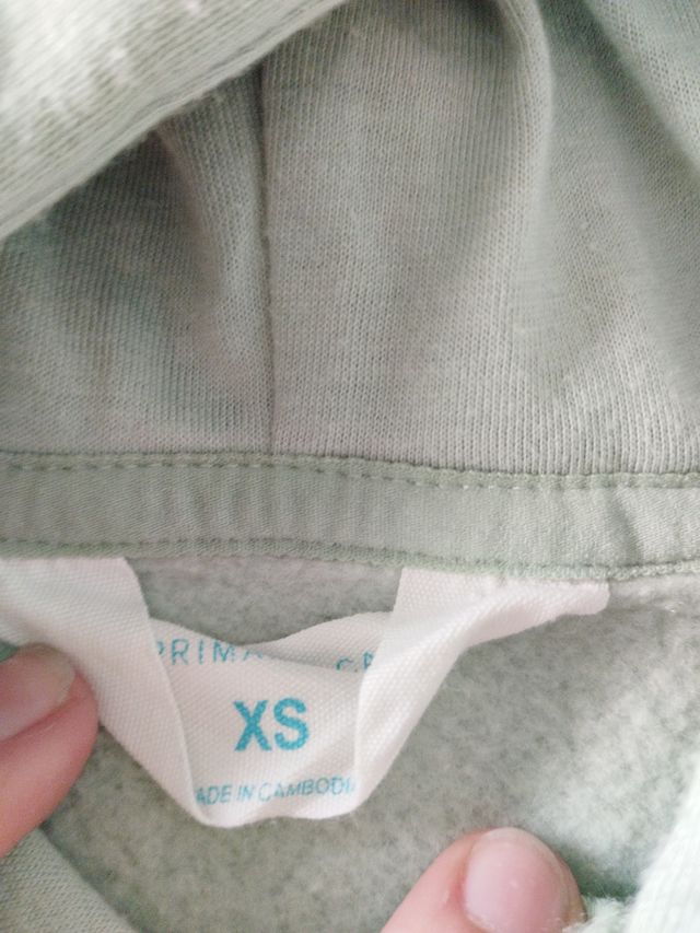 Sudadera Primark Verde Talla XS