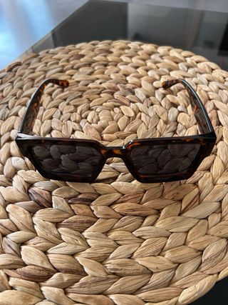 Gafas de sol vintage cuadradas tortuga
