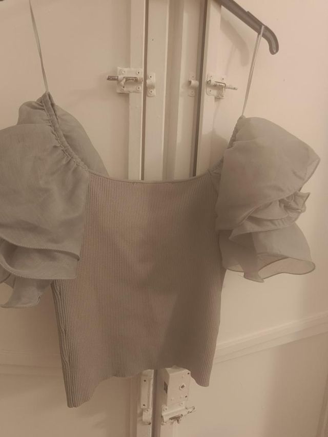 Top Zara Organza Talla S