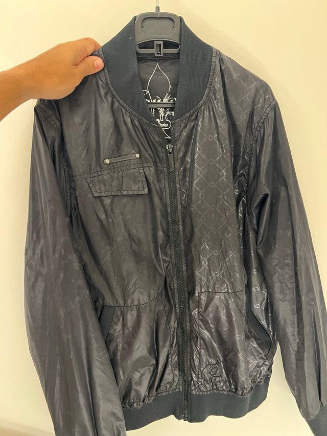 Cortavientos Nylon Couture Negro