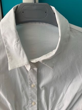 Camisa corset blanca Stradivarius S
