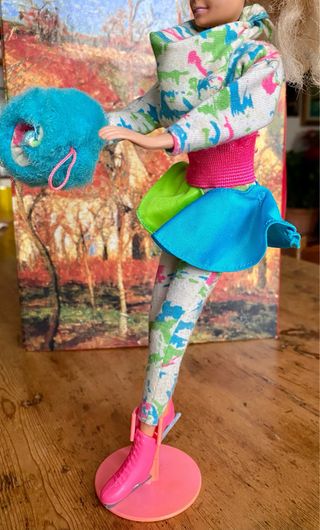 Completo Barbie Pattinaggio Anni '90