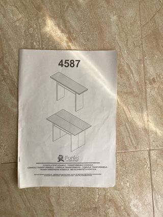 Consolle allungabile Forés Mesa 120x70