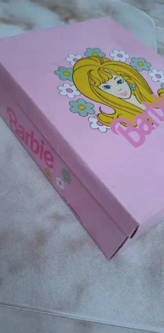 Scatola rosa Barbie vintage anni '90