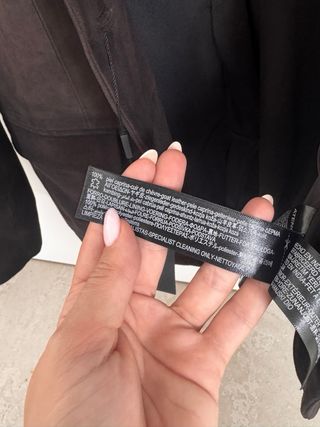 Massimo Dutti Chaqueta Marrón Suede