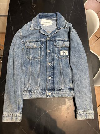 Giacca Jeans Calvin Klein Uomo Blu