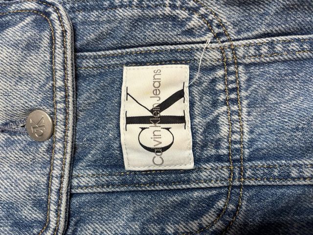 Giacca Jeans Calvin Klein Uomo Blu