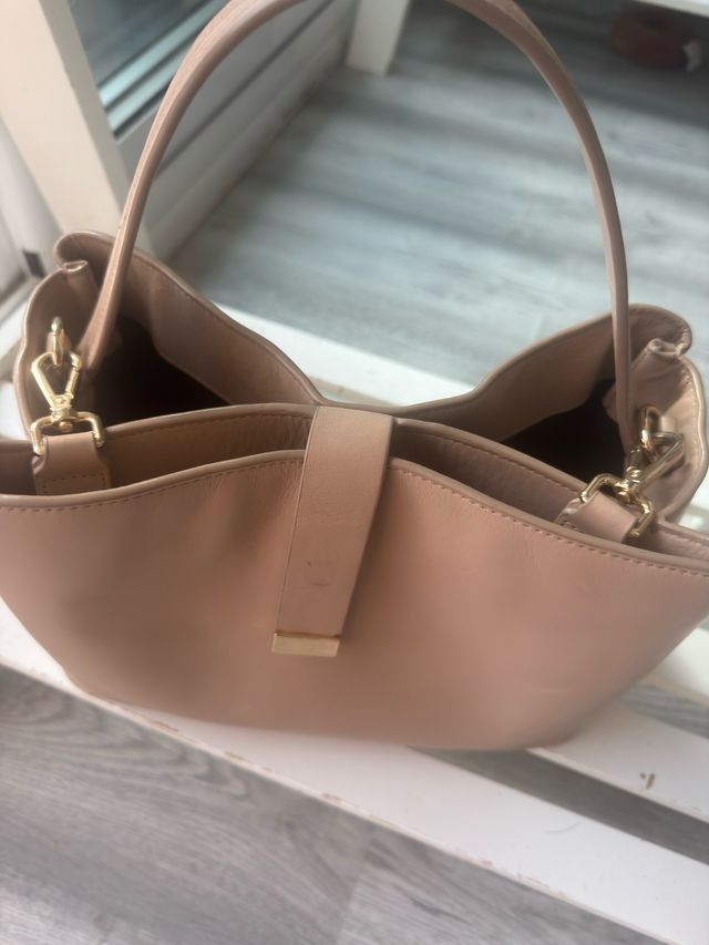 Bolso Piel & Other Stories Beige