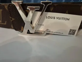 Cintura Louis Vuitton monogram marrone
