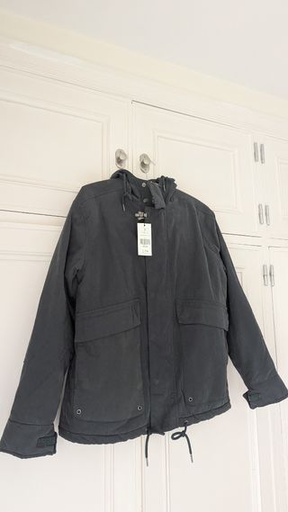 Anorak de hombre Silbon verde oscuro 
