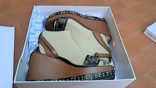 Sandali Guess Nuovi Tg 39 Beige/Marrone