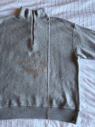 Jersey vintage gris y naranja EQUIPO'S