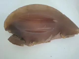 Dúo de ceniceros tallados en piedra mineral