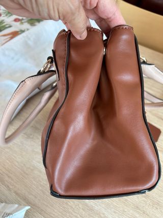 Bolso Guess auténtico marrón y beige