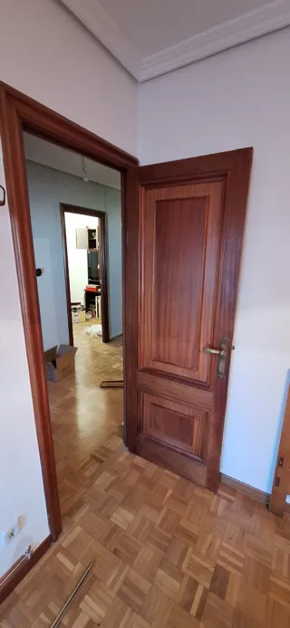 10 Puertas Interior Roble Oscuro Maciza. PACK COMP