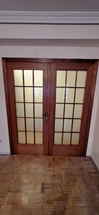 10 Puertas Interior Roble Oscuro Maciza. PACK COMP