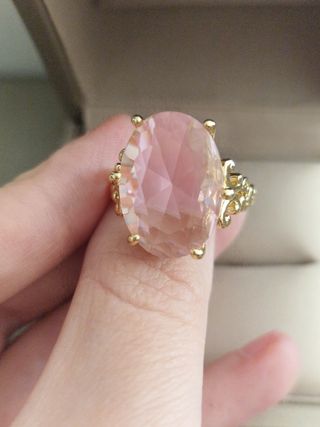Anillo Oro Rosa Ovalado