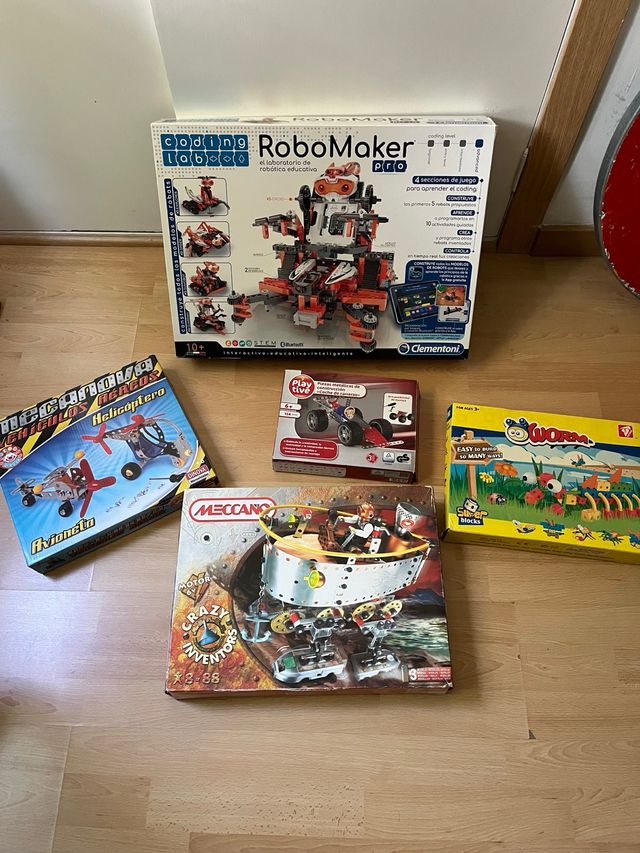 Lote 4 Juegos Construcción Clementoni Meccano