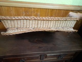 Cesta grande de mimbre