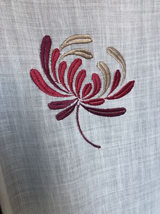 Tende a pannello giapponesi con fiori viola