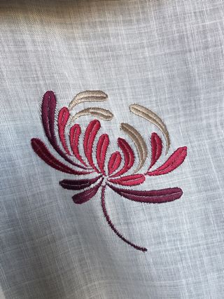 Tende a pannello giapponesi con fiori viola