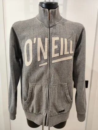 Sudadera O'Neill XL Cremallera Gris Original
