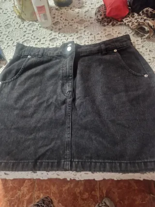 Falda tejana negra