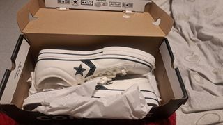 Converse All Star Sneakers Tela Bianche Nuove