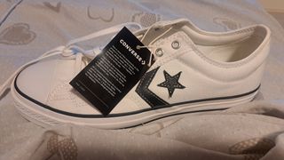 Converse All Star Sneakers Tela Bianche Nuove