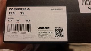 Converse All Star Sneakers Tela Bianche Nuove