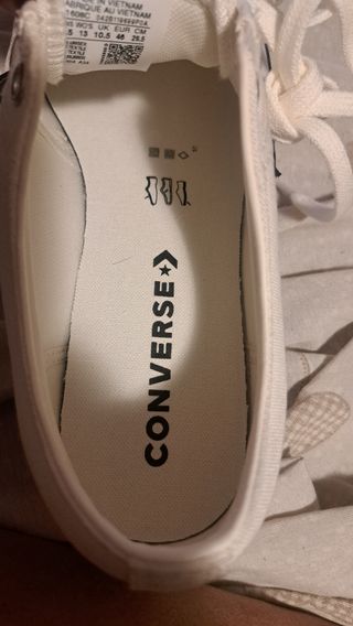 Converse All Star Sneakers Tela Bianche Nuove