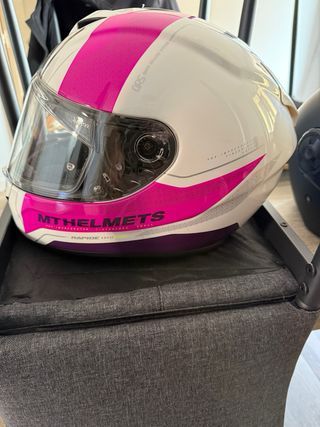 Casco de moto talla l 59-60 MT para chica