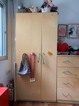 Armario madera sin tratar